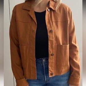 Sky and Sparrow Brown Utility Jacket Size Medium